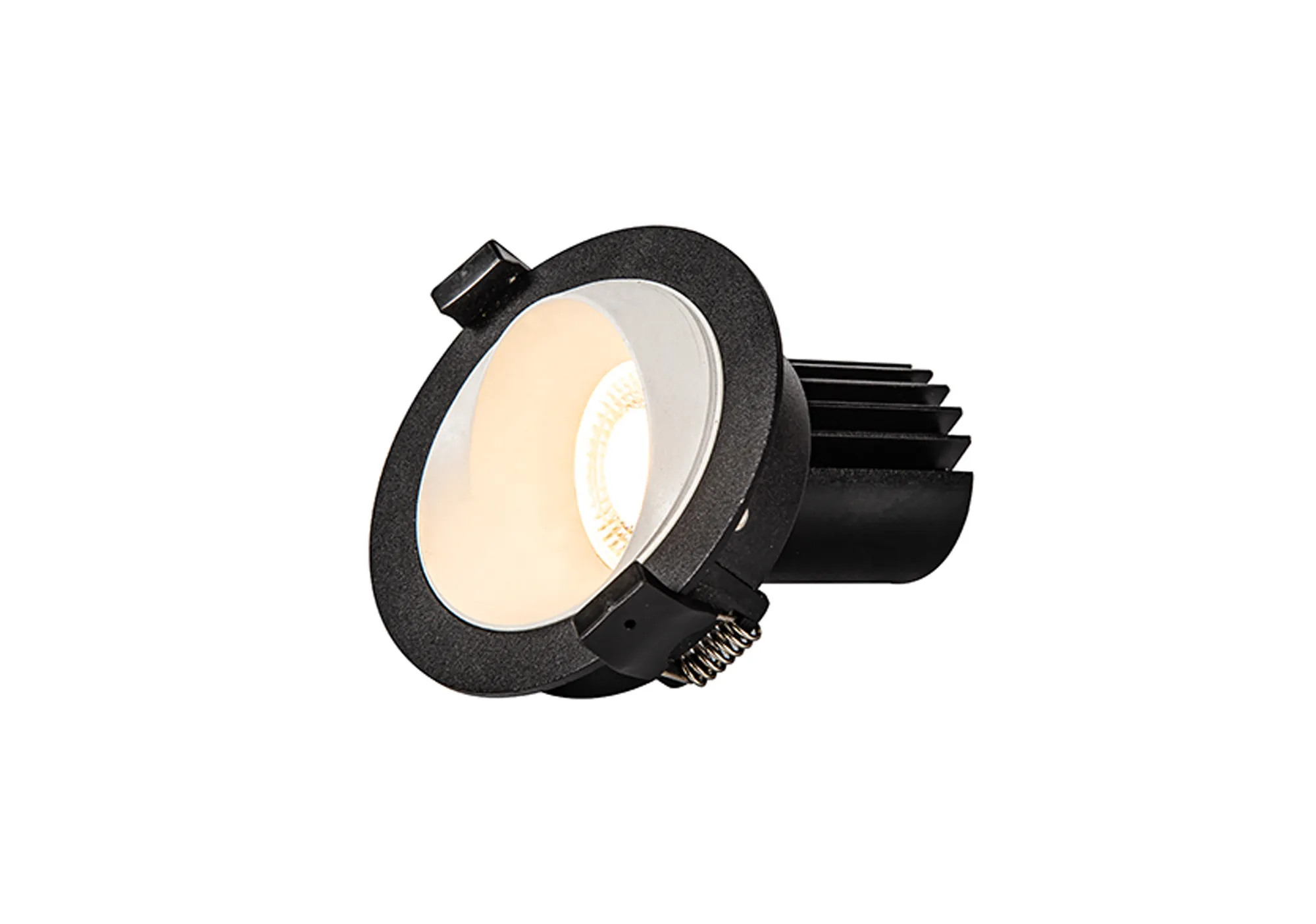 Bonia 12 Tridonic Powered 12W 3000K 1200lm 24° CRI>90 LED Engine Black/White Fixed Recessed Spotlight, IP20